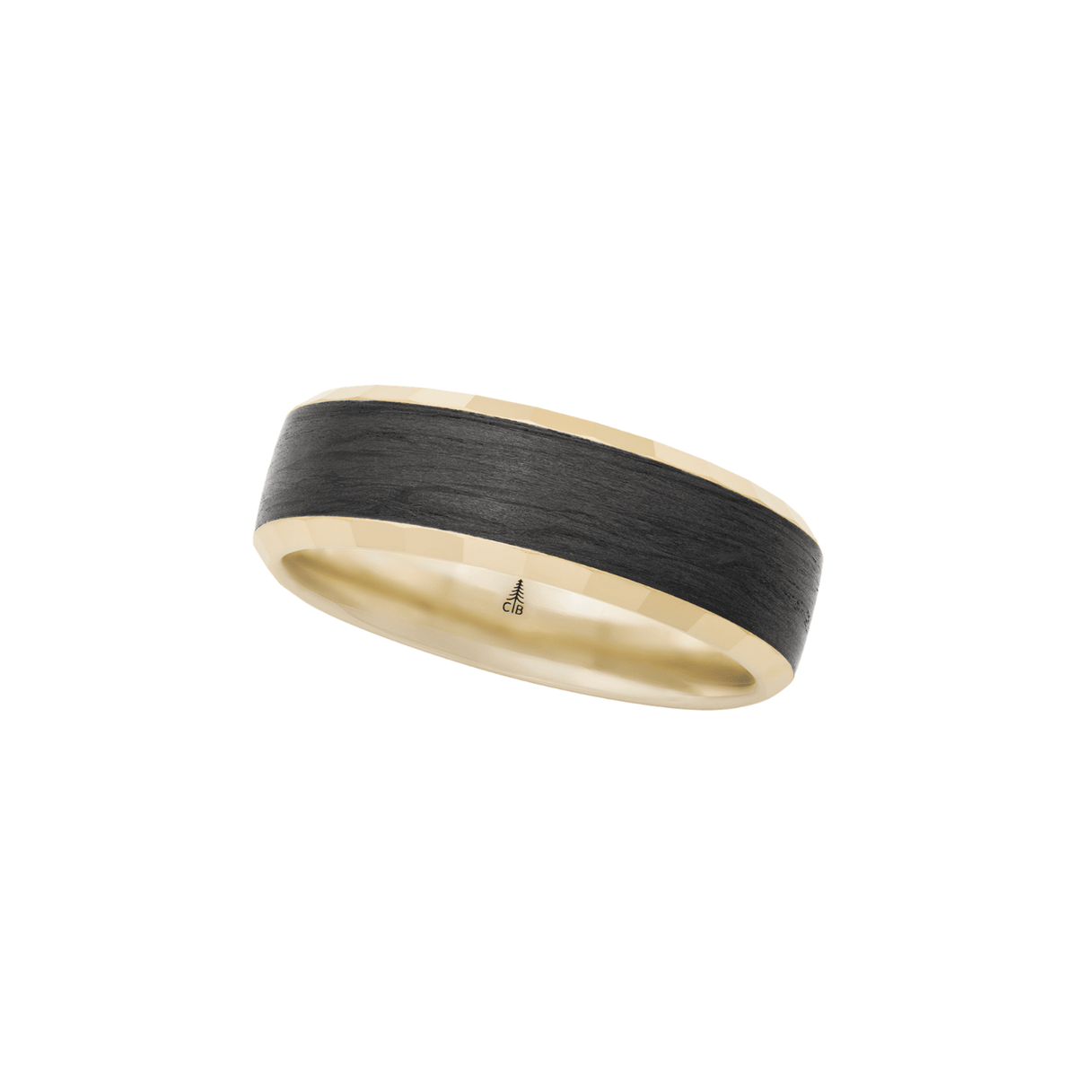 Christian Bauer Yellow Gold Carbon Ring - 274762-030190