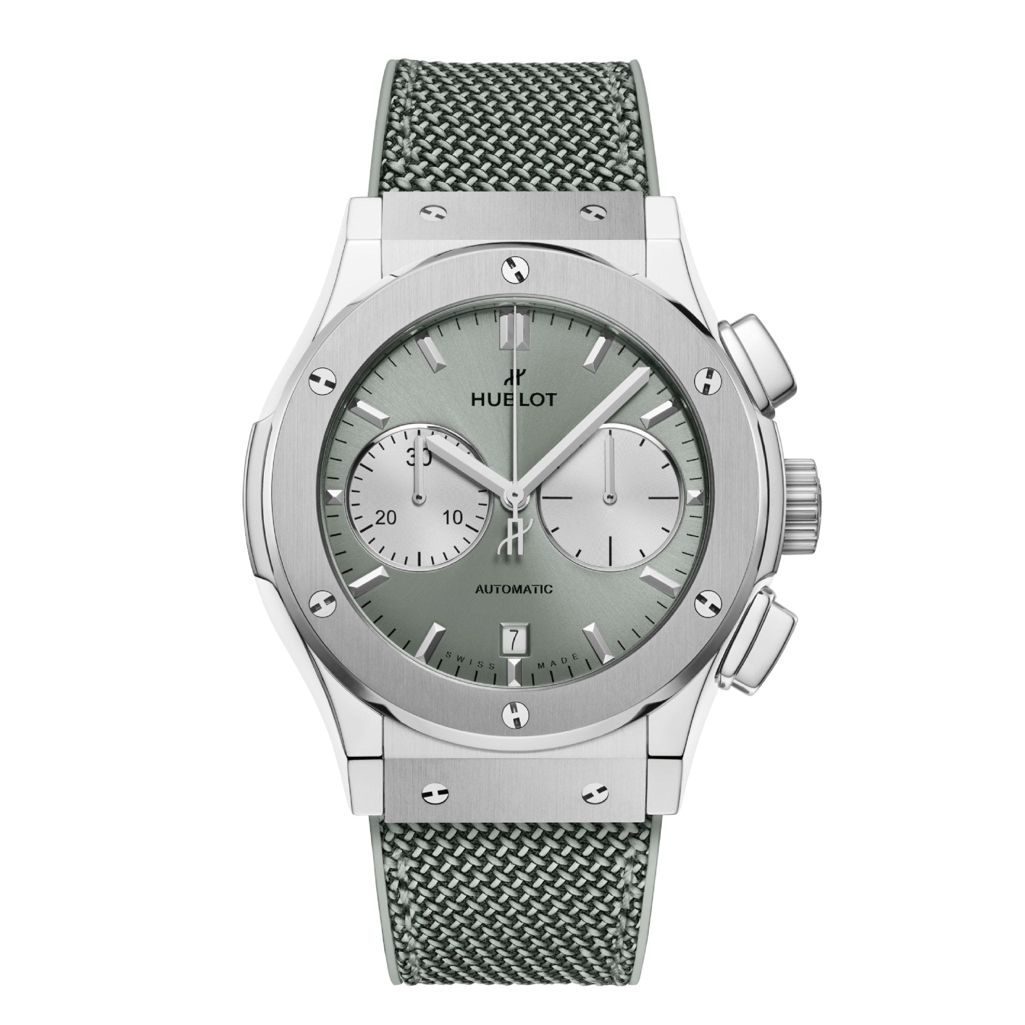 Hublot Classic Fusion Chronograph Titanium Sage Green 45mm 521.NX