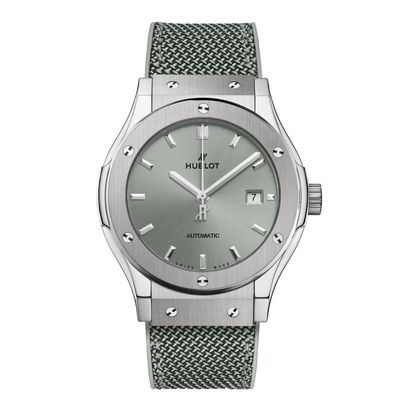 Hublot Classic Fusion Titanium Sage Green 42mm-Hublot Classic Fusion Titanium Sage Green 42mm 542.NX.891G.NR
