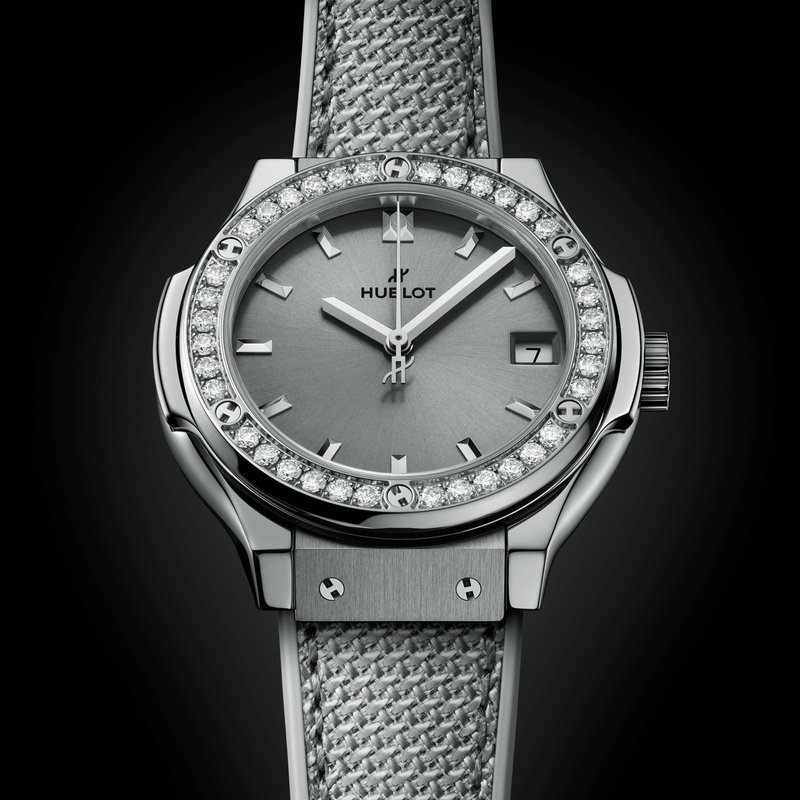 Hublot Classic Fusion Titanium Sage Green Diamonds 33mm-Classic Fusion Titanium Sage Green Diamonds - 581.NX.891G.NR.1104