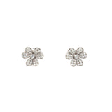 Clover Diamond Stud Earrings-Clover Diamond Stud Earrings - DETIJ01731