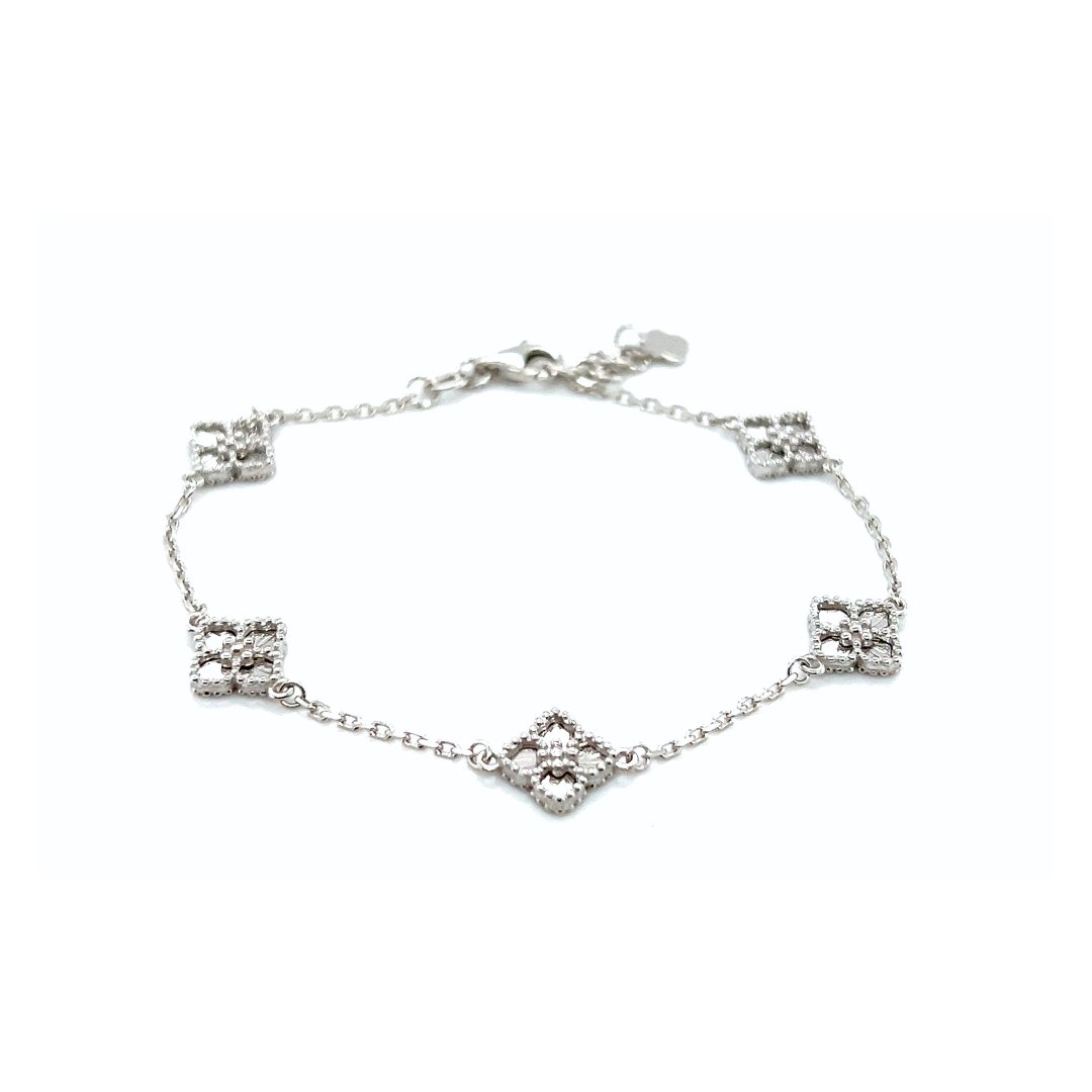 clover-white-gold-bracelet-