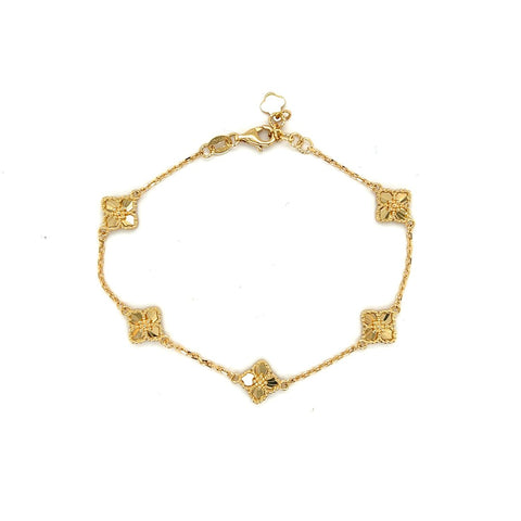 Clover Yellow Gold Bracelet - 8BKEY02892