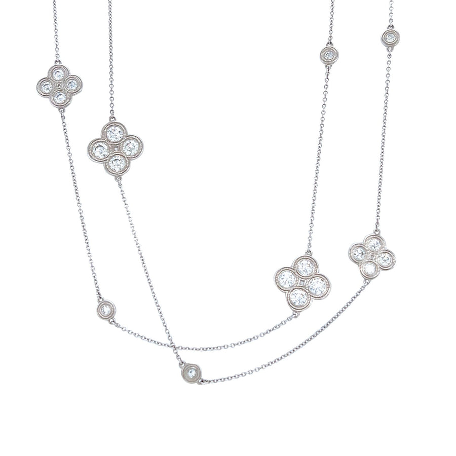Cluster Diamond Necklace - DNBSF00216