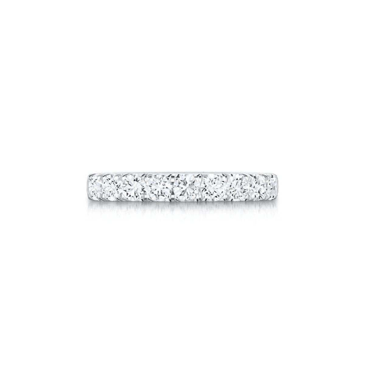 Crowing Ring Semi Eternity Diamond Band PA2C0910B-Z7Z