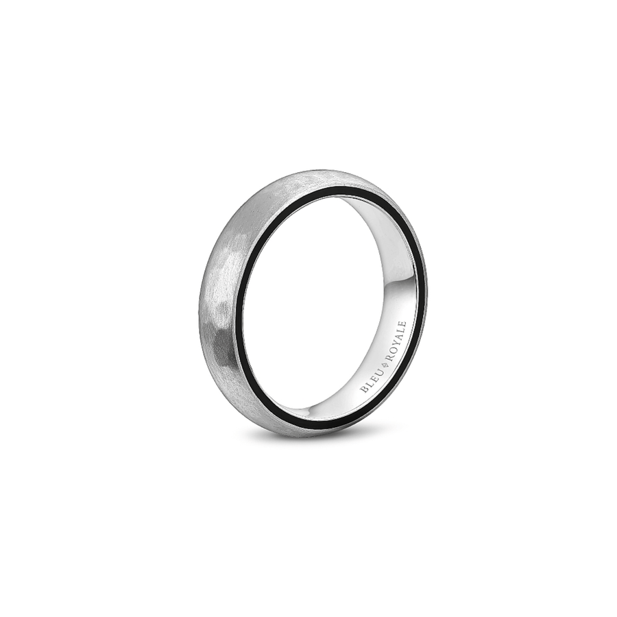 Crown Ring Bleu Royale Band - RYL - 062W5 - Z10