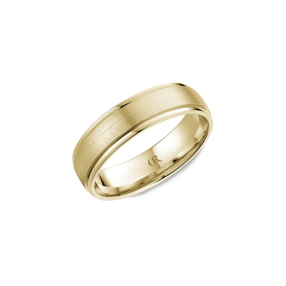 Crown Ring Yellow Gold Band CR-016-L-614KY-SP
