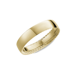 Crown Ring Yellow Gold Band-Crown Ring Yellow Gold Band - CR-001-R-514KY-HP
