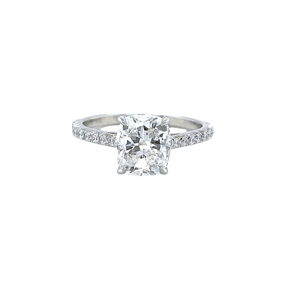 Cushion Cut Diamond Engagement Ring