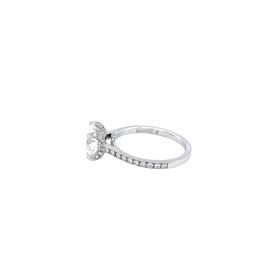 Daniel K Platinum Diamond Engagement Ring - DRDAN00604