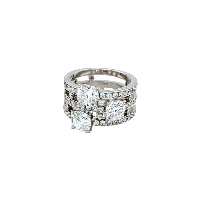 Daniel K Platinum Diamond Stella Ring-Daniel K Platinum Diamond Stella Ring - DRDAN00281