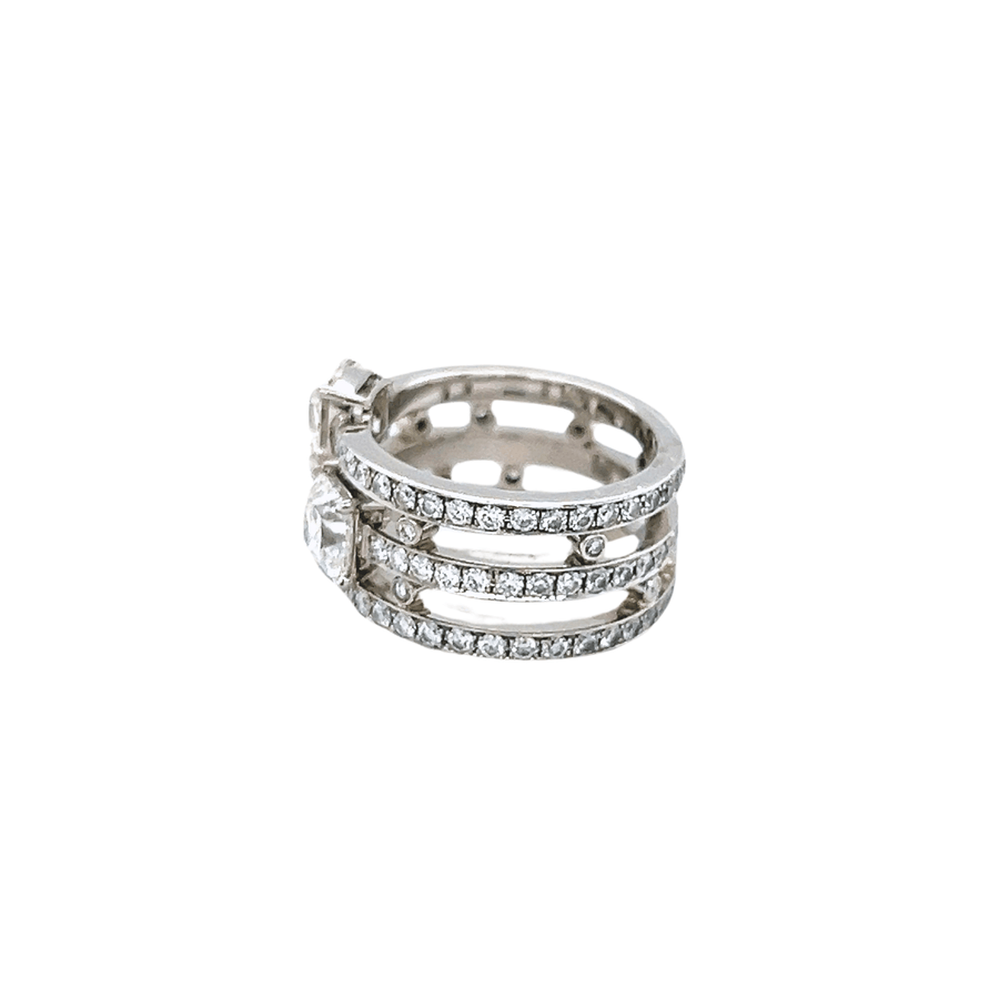 Daniel K Platinum Diamond Stella Ring - DRDAN00281