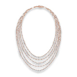 De Beers Arpeggia Five Line Necklace-De Beers Arpeggia Five Line Necklace - J4FL04Z99K42