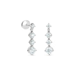 De Beers Arpeggia One Line Small Earrings-De Beers Arpeggia One Line Small Earrings - E102158