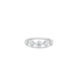 De Beers Arpeggia One Row Ring-De Beers Arpeggia One Row Ring in 18 karat white gold with diamonds totaling 1.07 carats.