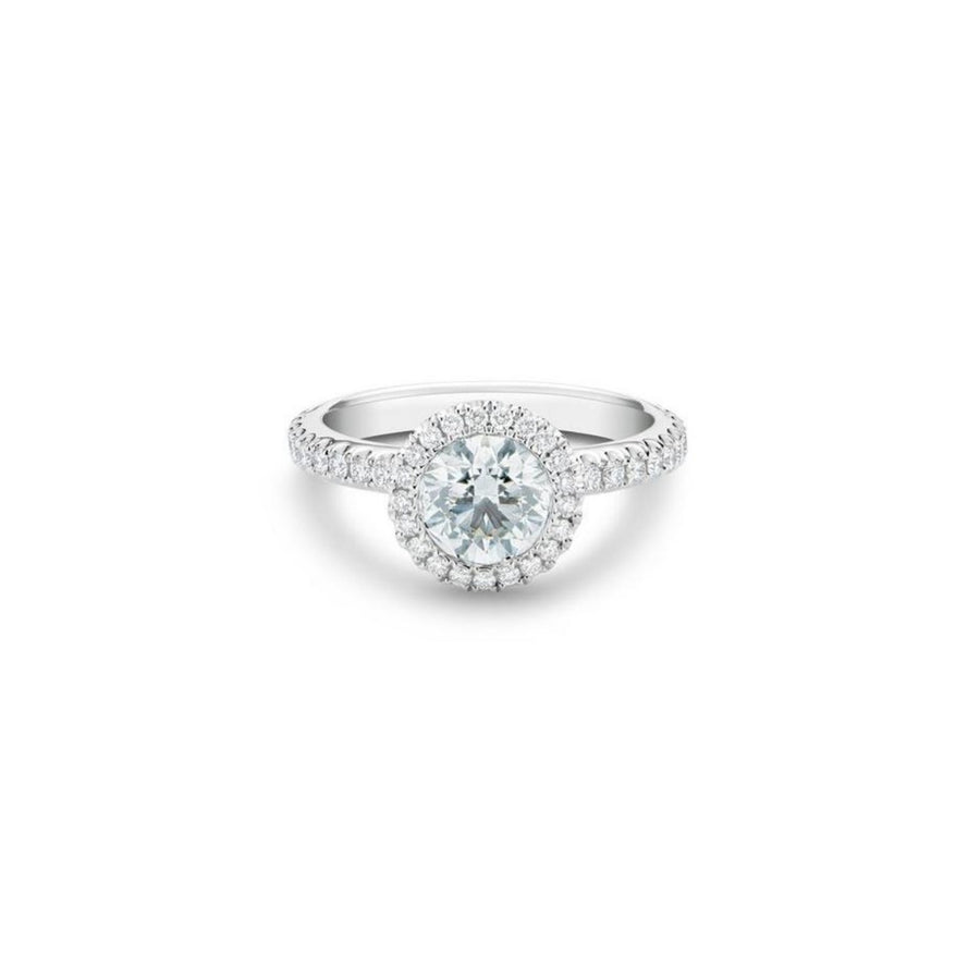De Beers Aura Round Brilliant Diamond Ring - R102205
