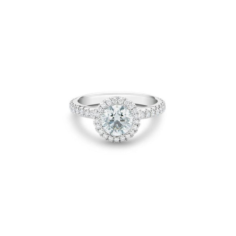 De Beers Aura Round Brilliant Diamond Ring-De Beers Aura Round Brilliant Diamond Ring - R102205