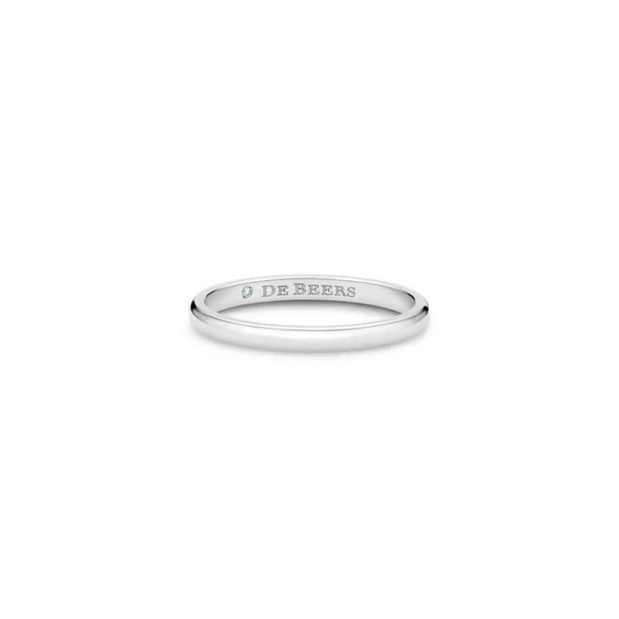De Beers Classic Band - R1022440050 - De Beers Classic Band in platinum. 2.0mm wide.
