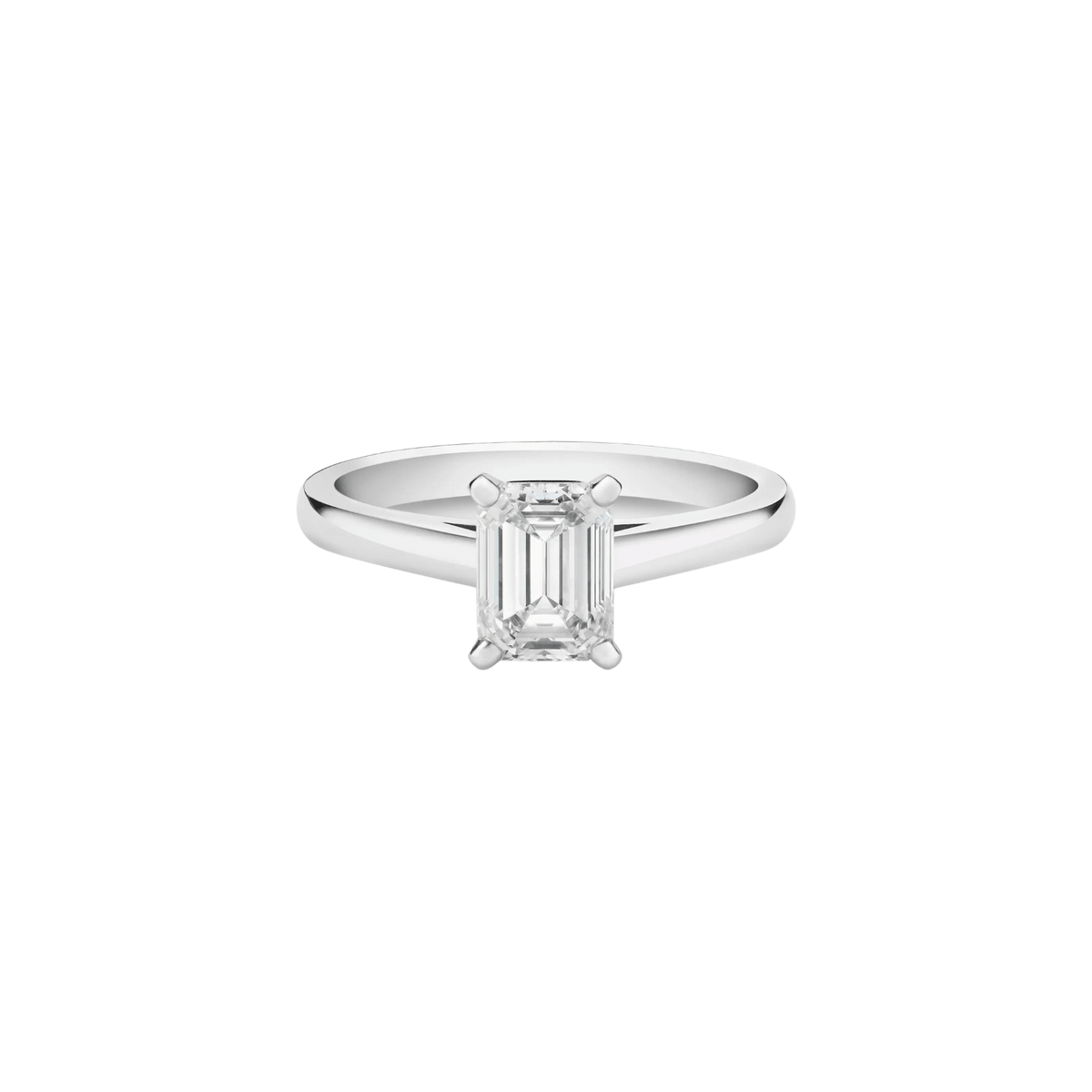 De Beers Classic Emerald-Cut Diamond Ring R10225710A652