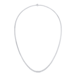 De Beers Classic Eternity Line Round Brilliant Diamond Necklace-De Beers Classic Eternity Line Round Brilliant Diamond Necklace N10211500A042
