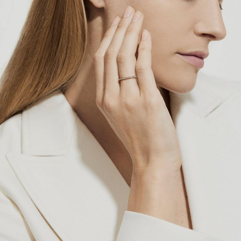 De Beers Classic Half Eternity Band-De Beers Classic Half Eternity Band - R1022690052