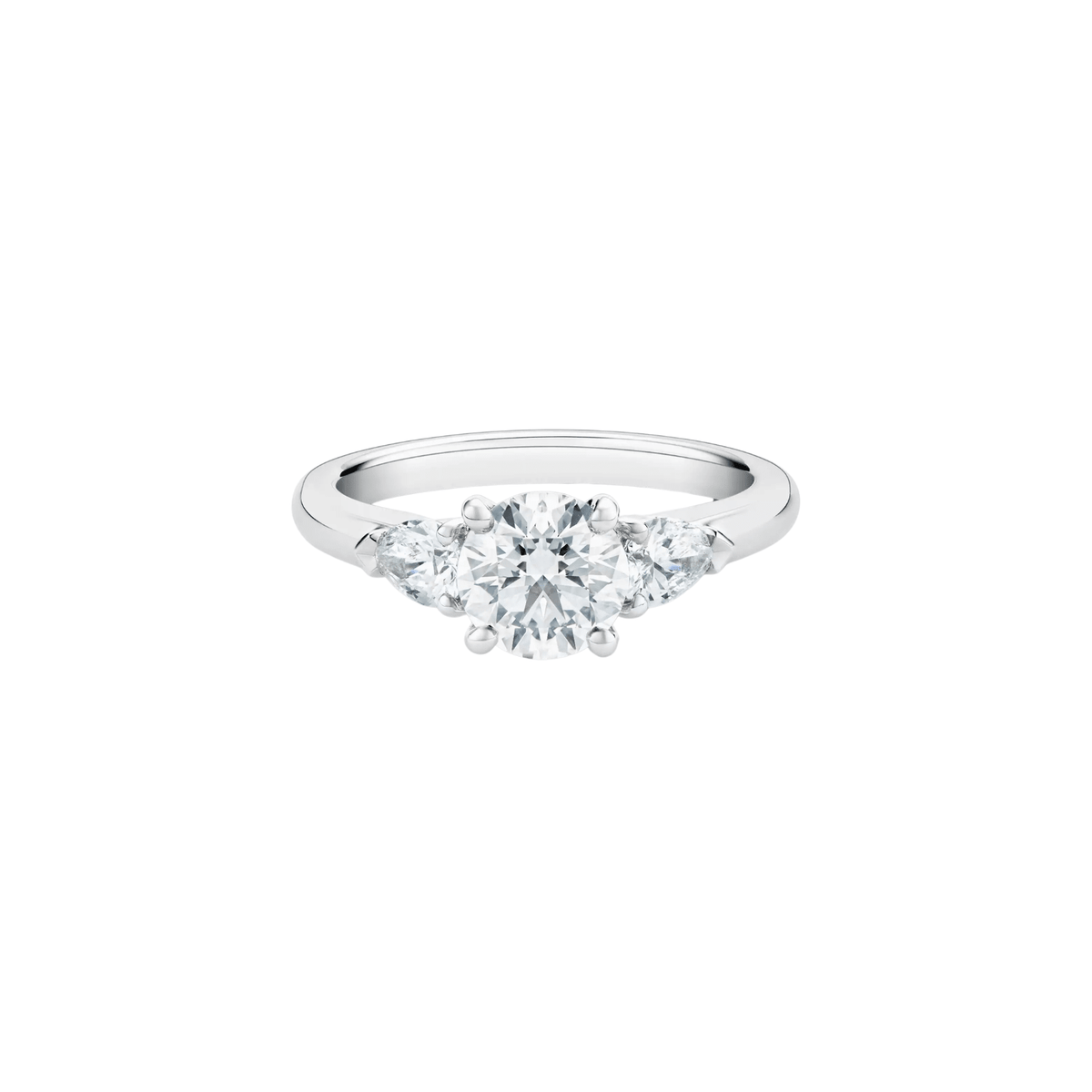 De Beers Classic Round Brilliant and Pear-shaped Diamond Ring R10227510A451