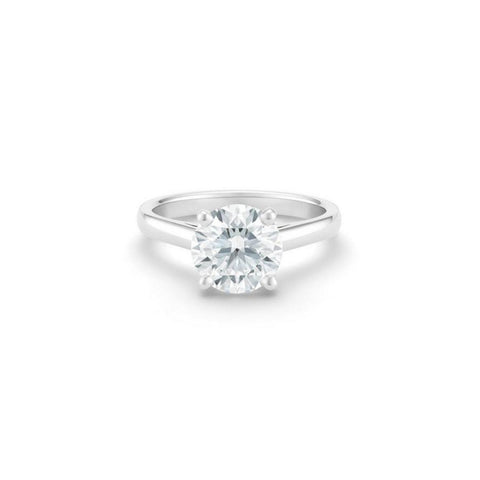 De Beers Classic Round Brilliant Diamond Ring-De Beers Classic Round Brilliant Diamond Ring - J1EX01B25P51