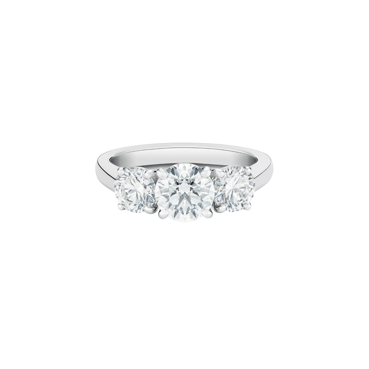 De Beers Classic Round Brilliant Diamond Ring - R10227010A451