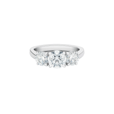 De Beers Classic Round Brilliant Diamond Ring-De Beers Classic Round Brilliant Diamond Ring - R10227010A451
