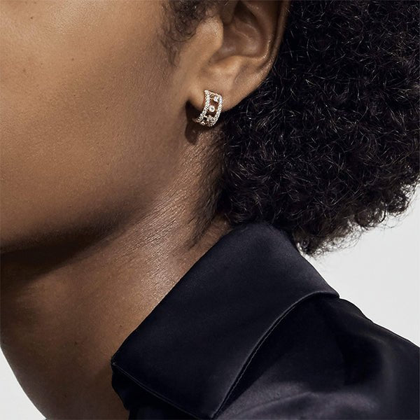 De Beers Dewdrop Hoop Earrings-De Beers Dewdrop Hoop Earrings - E102159