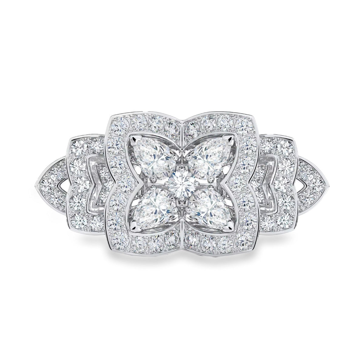 De Beers Enchanted Lotus Cocktail Ring - R103826
