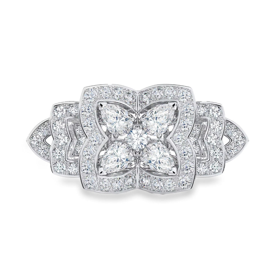 De Beers Enchanted Lotus Cocktail Ring - R103826
