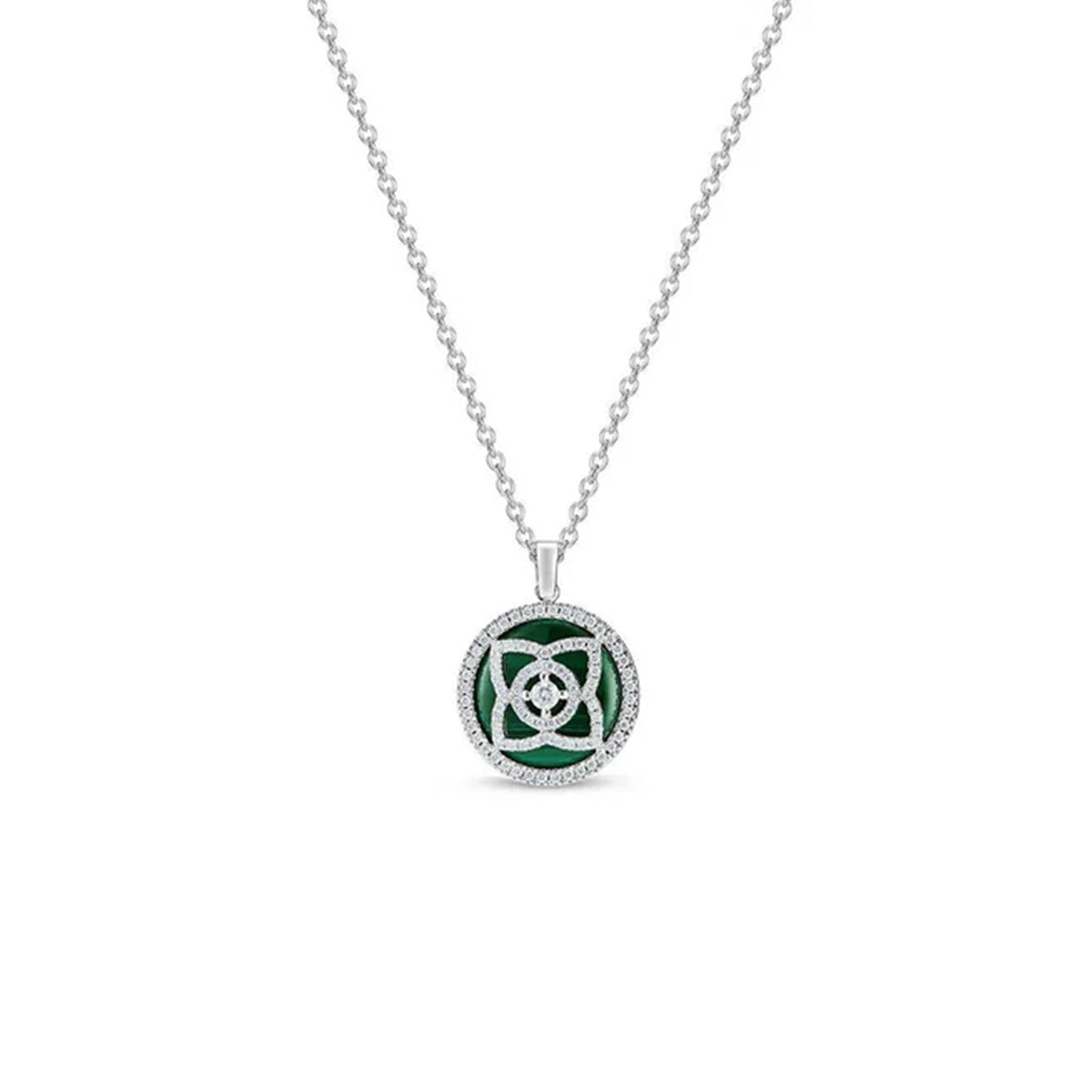 De Beers Enchanted Lotus Malachite Necklace - J5FK92Z00W45