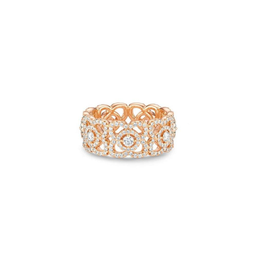 De Beers Enchanted Lotus Rose Gold Band - J1FK02Z00K54