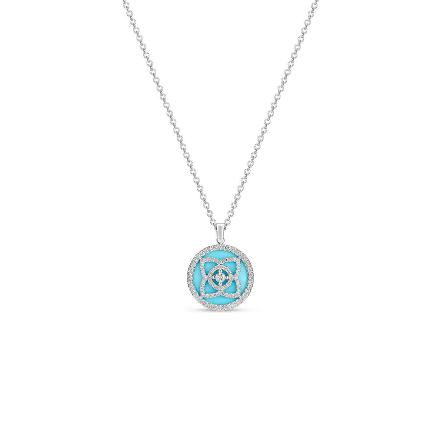 De Beers Enchanted Lotus Turquoise Necklace - N1022390045