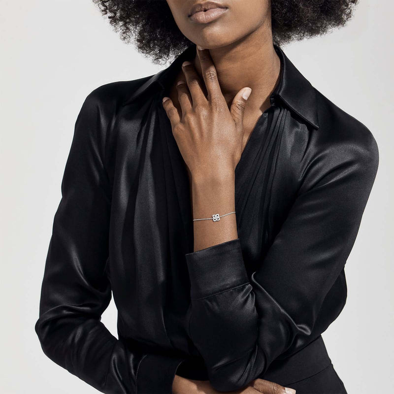 De Beers Enchanted Lotus White Gold Bracelet-De Beers Enchanted Lotus White Gold Bracelet - B1021340018