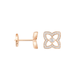 De Beers Lotus by De Beers Small Rose Gold Diamond Stud Earrings-De Beers Lotus by De Beers Small Rose Gold Diamond Stud Earrings E10513400A000