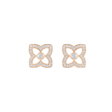 De Beers Lotus by De Beers Small Rose Gold Diamond Stud Earrings-De Beers Lotus by De Beers Small Rose Gold Diamond Stud Earrings E10513400A000