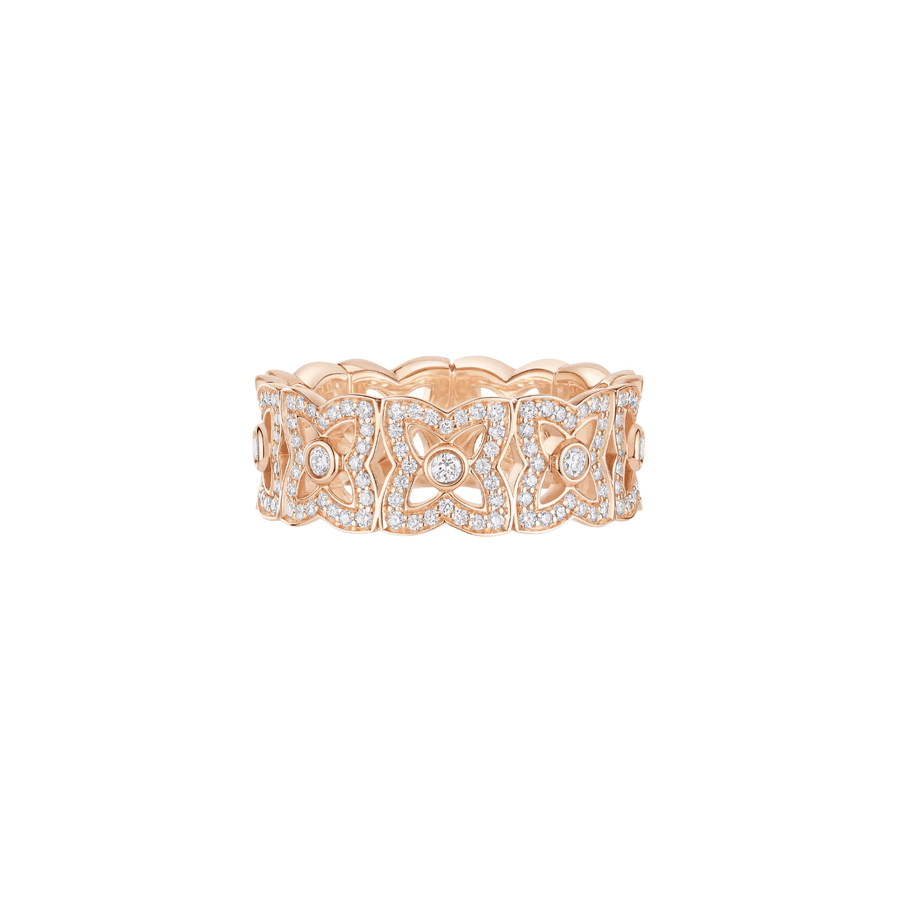 De Beers Lotus by De Beers Small Rose Gold Diamond Band - R10421900A054
