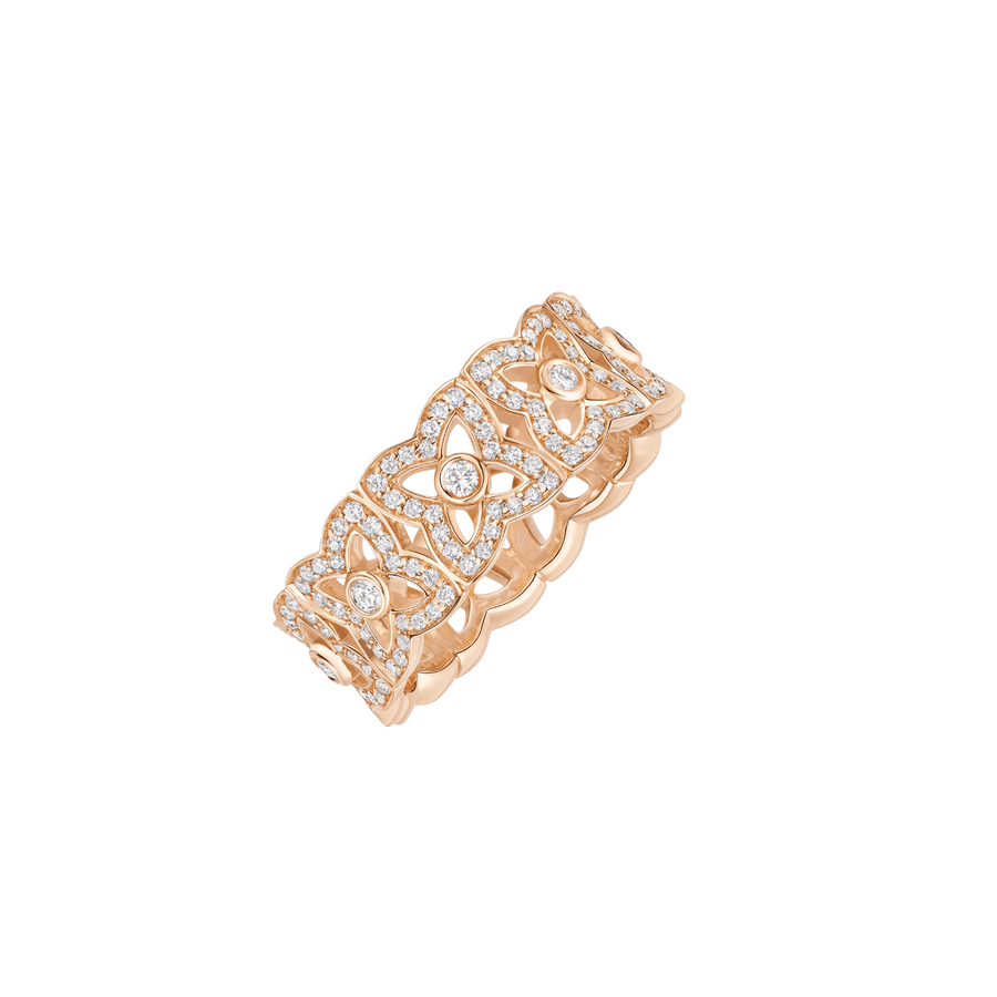 De Beers Lotus by De Beers Small Rose Gold Diamond Band - R10421900A054