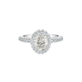 De Beers Oval-shaped Diamond Ring-De Beers Oval - shaped Diamond Ring - J1DD13L20P52