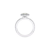 De Beers Oval-shaped Diamond Ring-De Beers Oval - shaped Diamond Ring - J1DD13L20P52