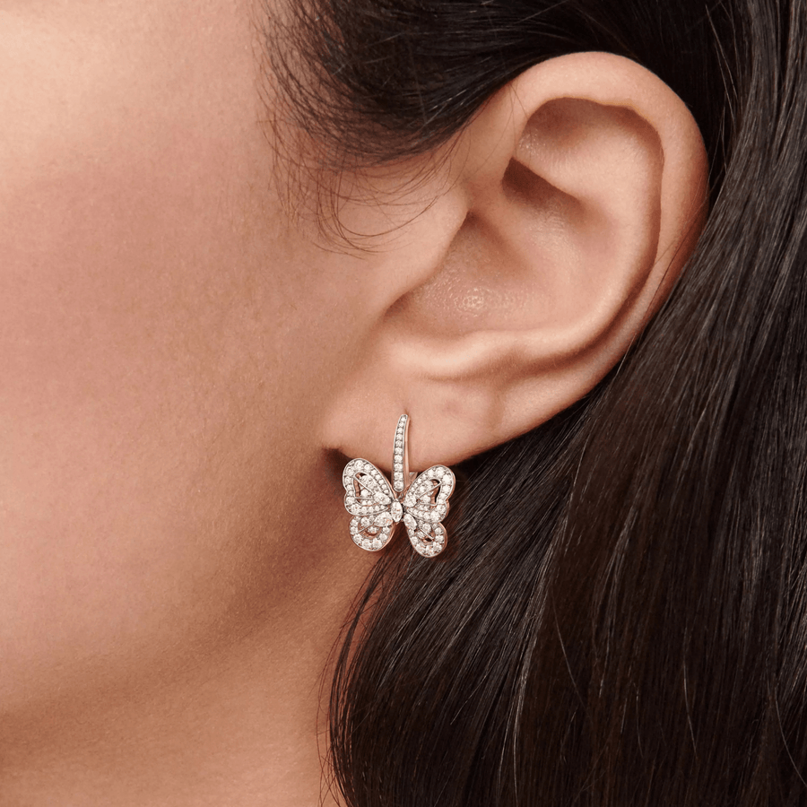 De Beers Portraits of Nature Butterfly Earrings - E103376