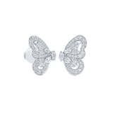 De Beers Portraits of Nature Butterfly Earrings in White Gold-De Beers Portraits of Nature Butterfly Earrings in White Gold E10349800A000