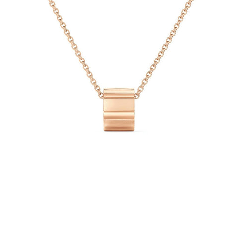 De Beers RVL Pendant-De Beers RVL Pendant in 18 karat rose gold on chain.