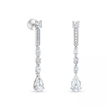 De Beers Snow Dance Short Earrings-De Beers Snow Dance Short Earrings - J2LC01D07W04