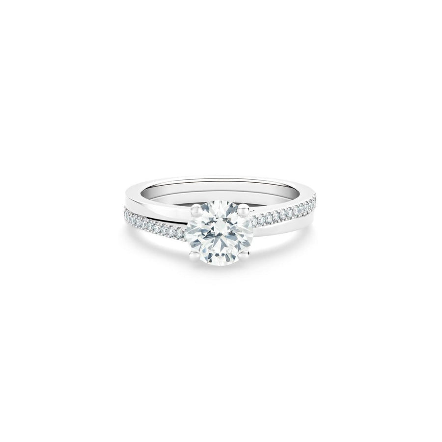 De Beers The Promise Round Brilliant Diamond Ring - J1FD01B10P52