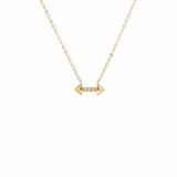 Diamond Arrow Pendant and Chain-Diamond Arrow Pendant and Chain