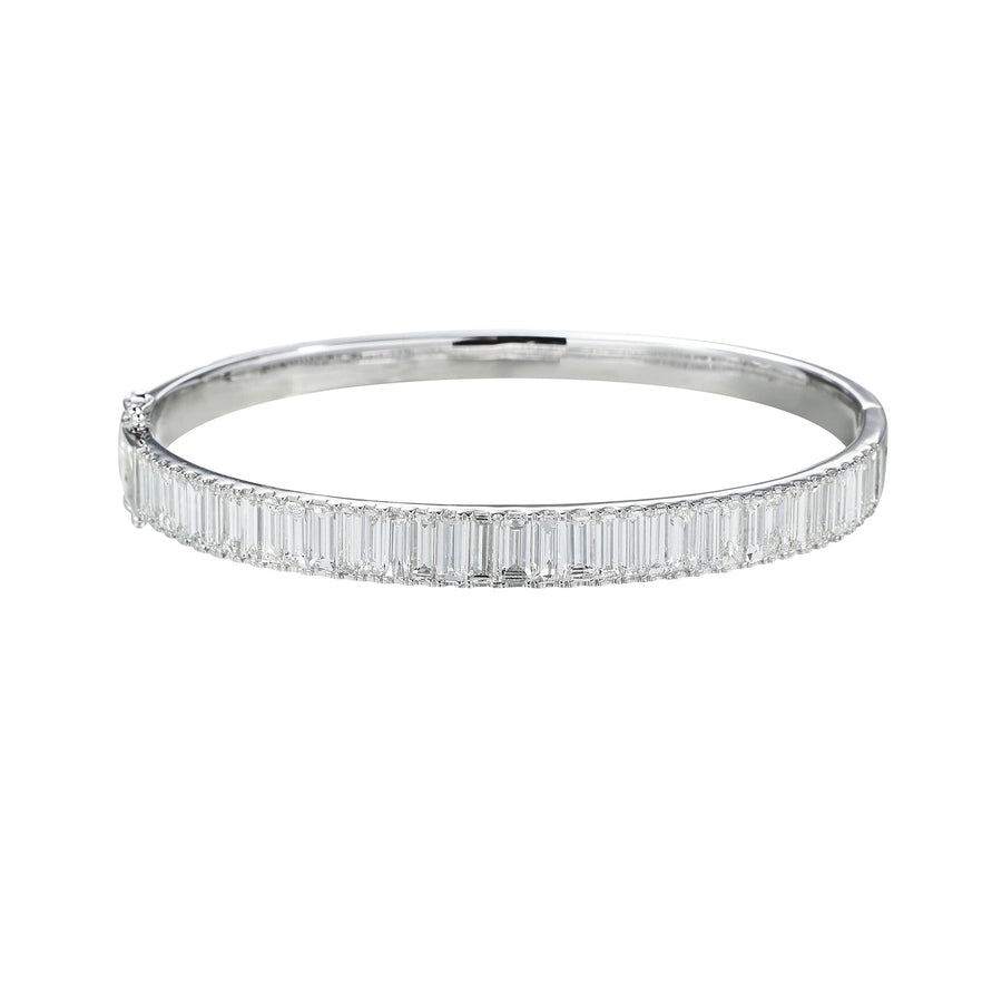 Diamond Baguette Bangle - DBNEL00216