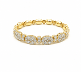 Diamond Bangle-Diamond Bangle in 18 karat yellow gold with diamonds totaling 5.64 carats. 1